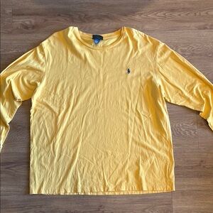Polo by Ralph Lauren Men's Yellow T-Shirt